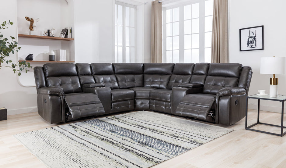Seccional reclinable Jacob Gray