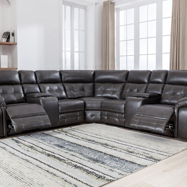 Seccional reclinable Jacob Gray