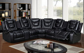 Jordan2021 Seccional Reclinable Negro