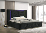Lorenzo Black Platform Bed