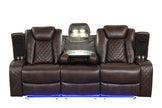 Conjunto Reclinable Luz Marrón