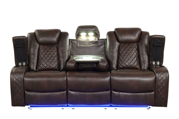Conjunto Reclinable Luz Marrón