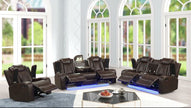 Conjunto Reclinable Luz Marrón