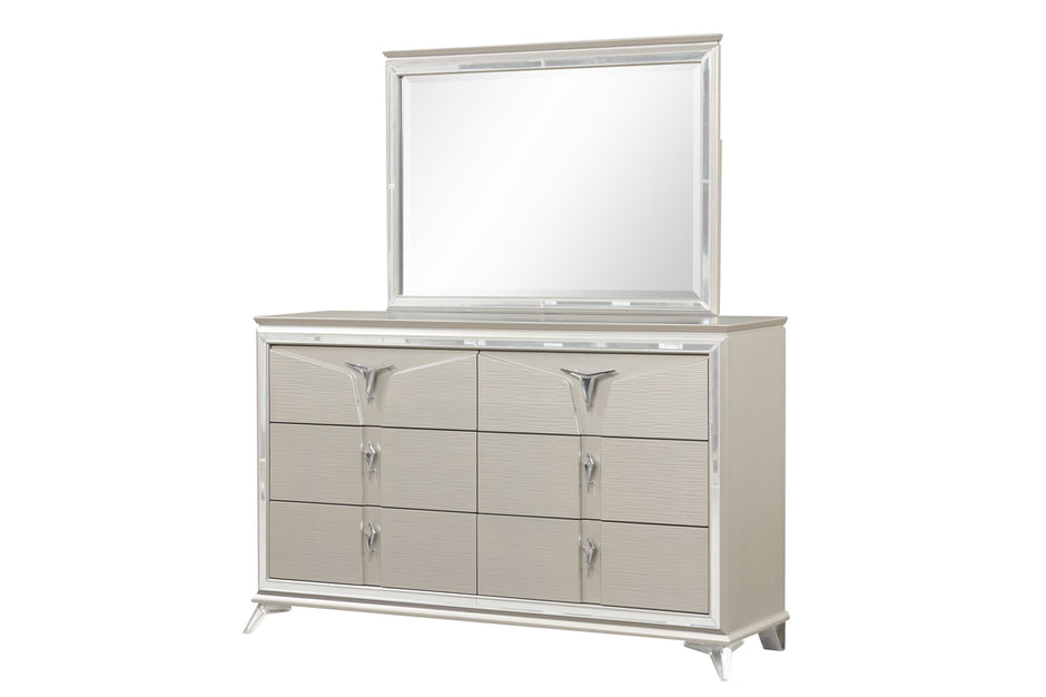 JUEGO DE DORMITORIO PALLADIUM CHAMPÁN