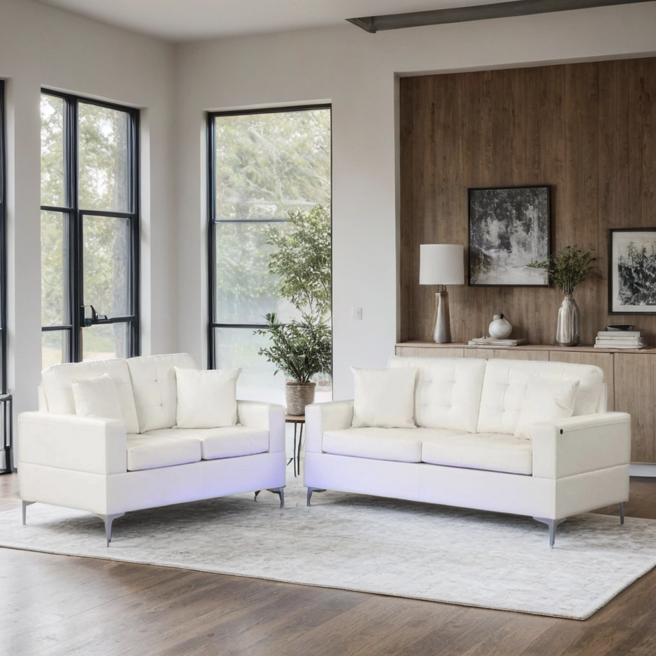Miami  Sofa & Loveseat Set