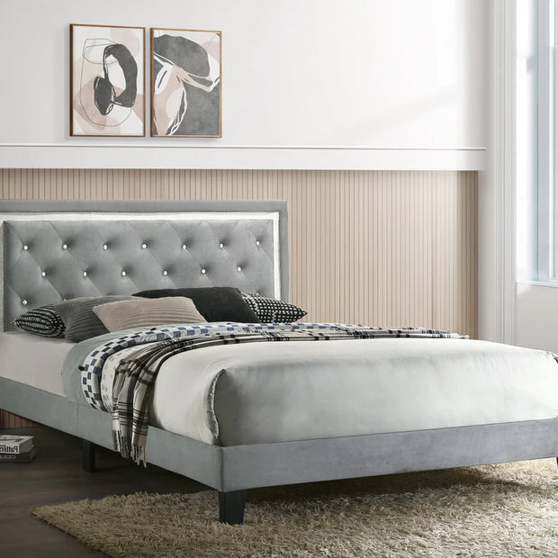 Cama Passion Terciopelo Negro
