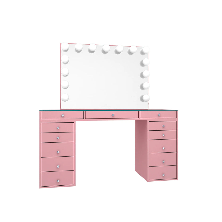 SlayStation Pro 2.0 Tabletop + Vanity Mirror + 5 Drawer Units Bundle