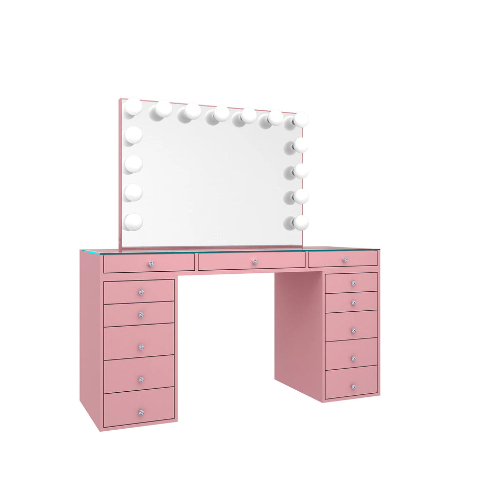SlayStation Pro 2.0 Tabletop + Vanity Mirror + 5 Drawer Units Bundle
