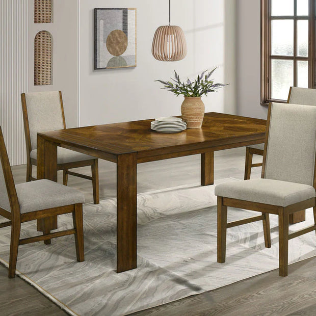 2153 HOLLISTER BROWN DINING SET
