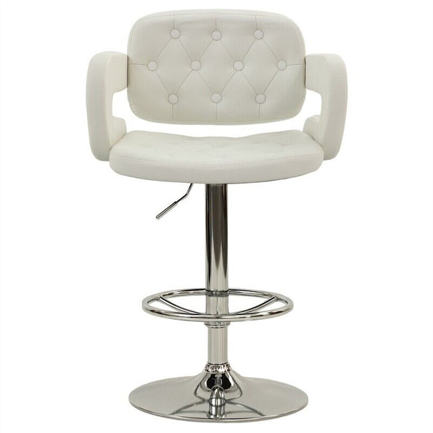 F1562 White Barstool