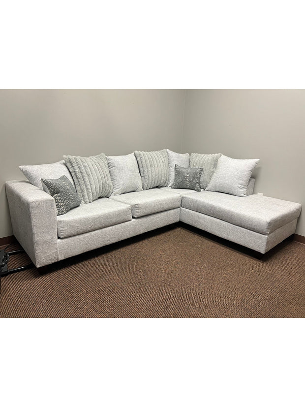 Seccional gris plateado 600