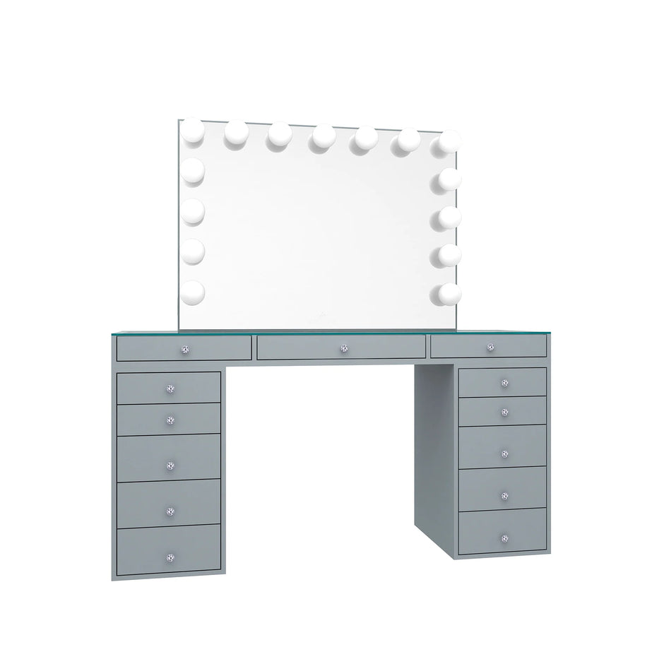 SlayStation Pro 2.0 Tabletop + Vanity Mirror + 5 Drawer Units Bundle