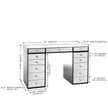 SlayStation Pro 2.0 Mirrored Tabletop + Vanity Mirror + 5 Drawer Units Bundle