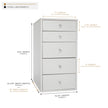 SlayStation 5-Drawer Makeup Vanity Storage Unit