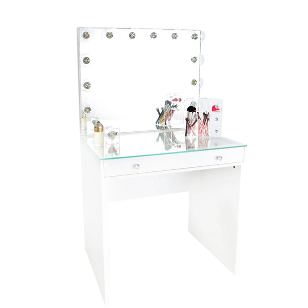 SlayStation Mini White Vanity Table