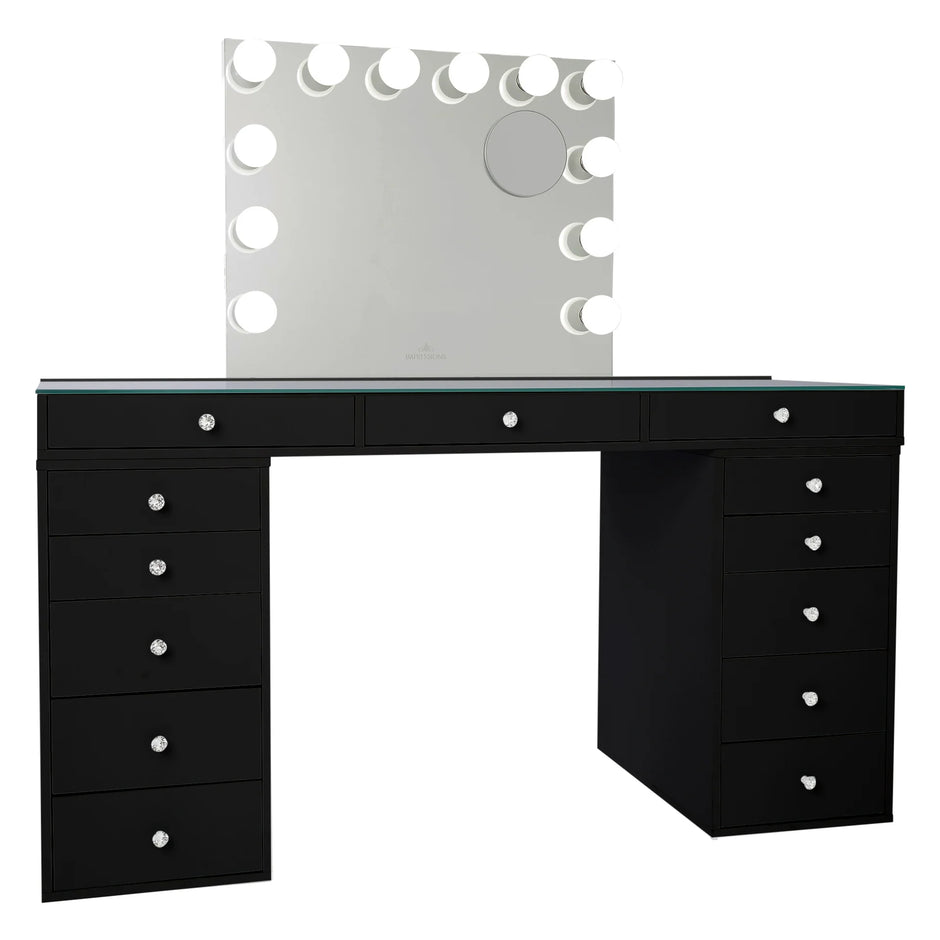 SlayStation Pro 2.0 Tabletop + Vanity Mirror + 5 Drawer Units Bundle