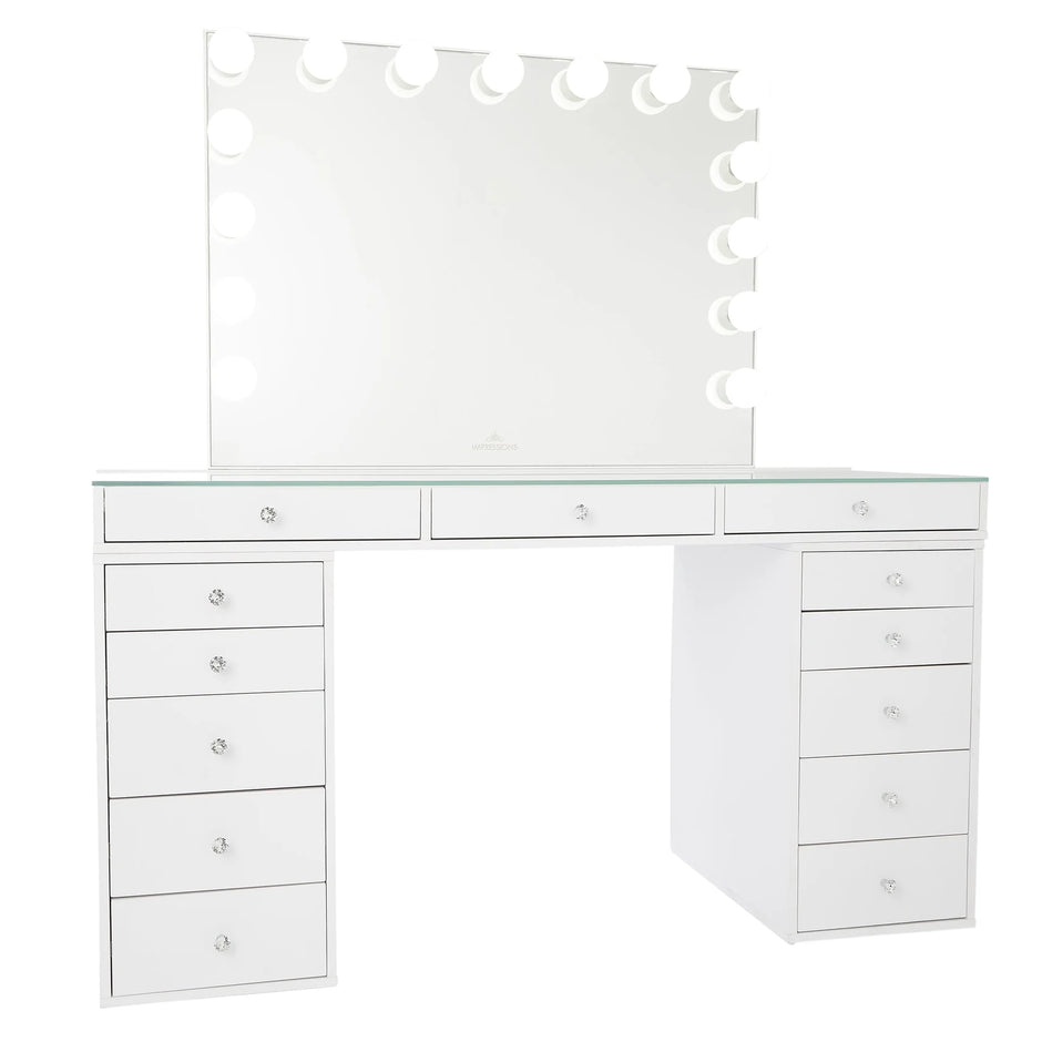 SlayStation Pro 2.0 Tabletop + Vanity Mirror + 5 Drawer Units Bundle