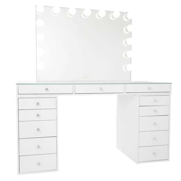 SlayStation Pro 2.0 Tabletop + Vanity Mirror + 5 Drawer Units Bundle