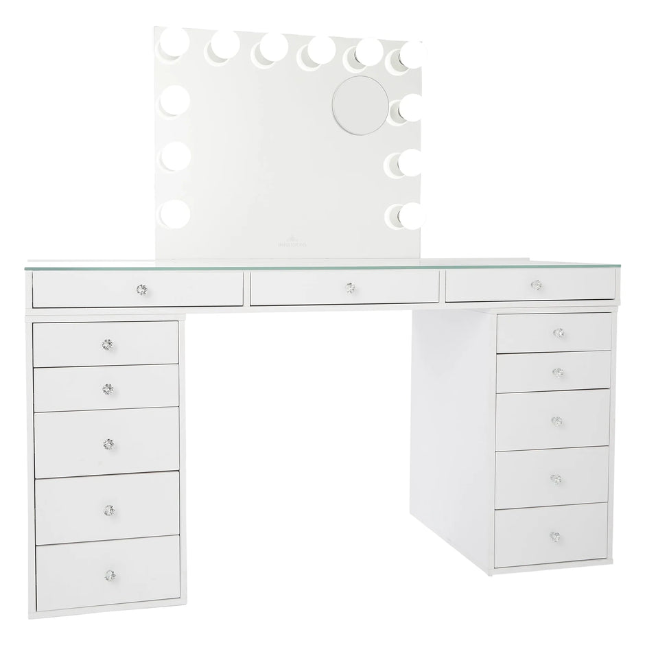 SlayStation Pro 2.0 Tabletop + Vanity Mirror + 5 Drawer Units Bundle
