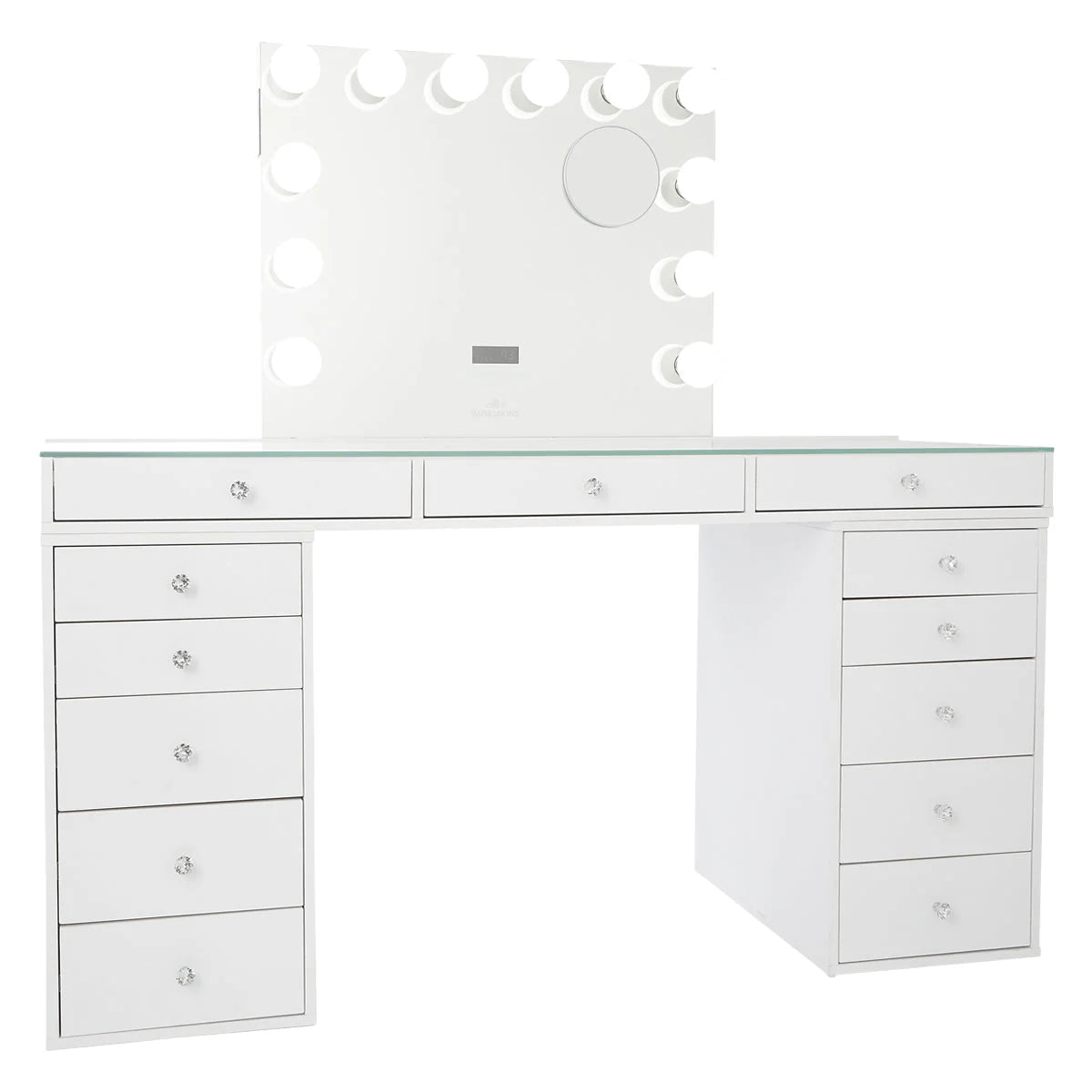 SlayStation Pro 2.0 Tabletop + Vanity Mirror + 5 Drawer Units Bundle