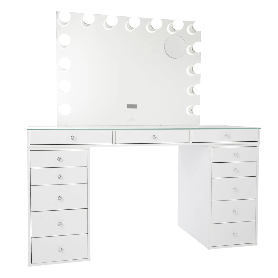SlayStation Pro 2.0 Tabletop + Vanity Mirror + 5 Drawer Units Bundle