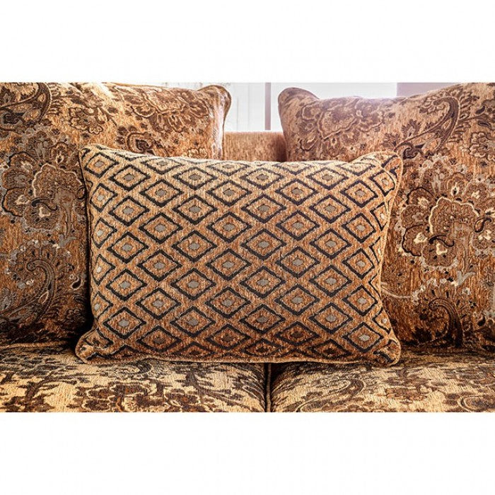 SM6407 NICANOR BEIGE SOFA + LOVESEAT