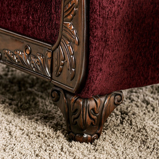 SM7757 SOFÁ + LOVESEAT LETIZIA ROJO