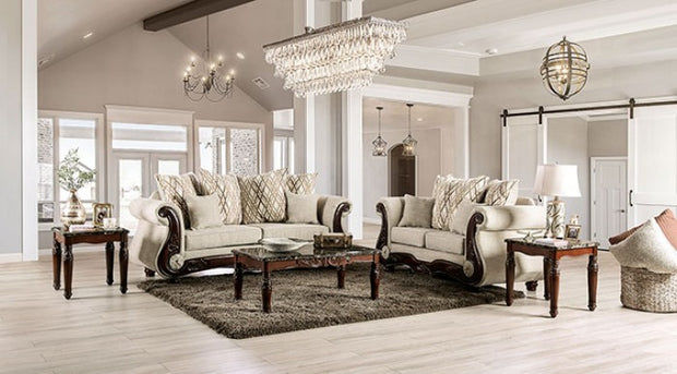 SM7764 SOFÁ + LOVESEAT GIARDINO BEIGE 