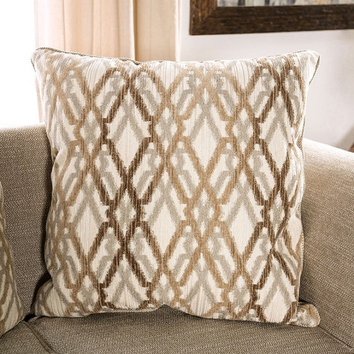 SM7764 GIARDINO BEIGE SOFA + LOVESEAT