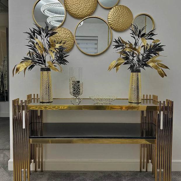 Wall Decorative Mirror Set Creative Round Mirror Wall Hanging Decoration