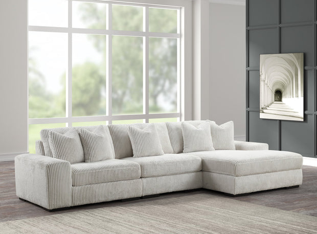 Seccional Sunday Beige de 3 piezas