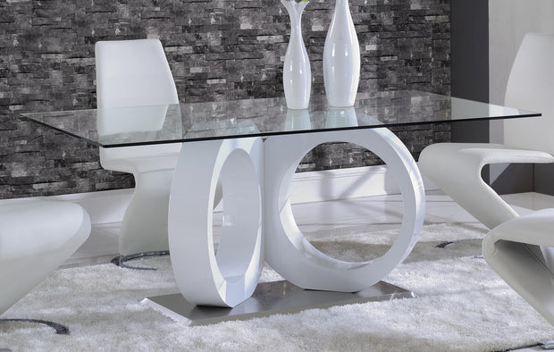 D9002 White Dining Set