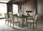 Melstone Genuine Marble Dining Set