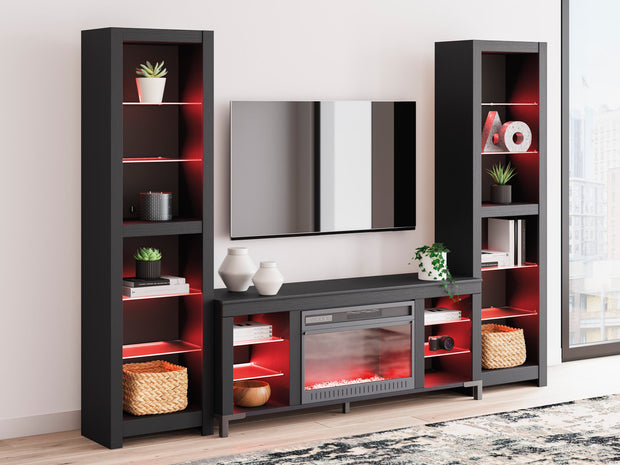 W2721 - TV Stand 59" L w/Fireplace (LED Lights)