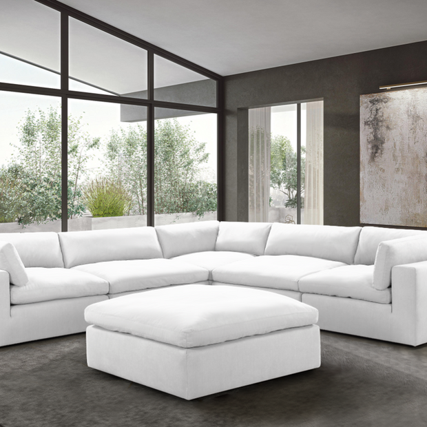 XL Cloud White Sectional