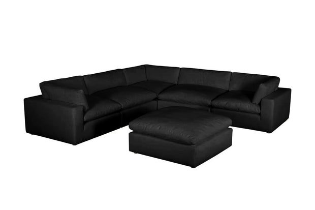 XL Cloud Sectional + Ottoman