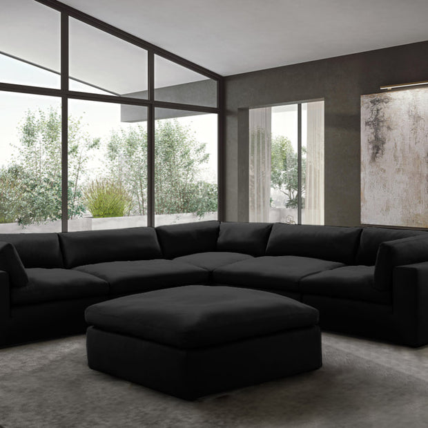 XL Cloud Sectional + Ottoman