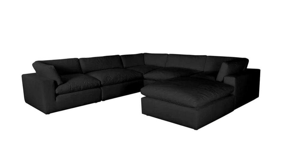 XL Cloud Sectional + Ottoman