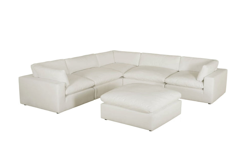 XL Cloud Sectional + Ottoman