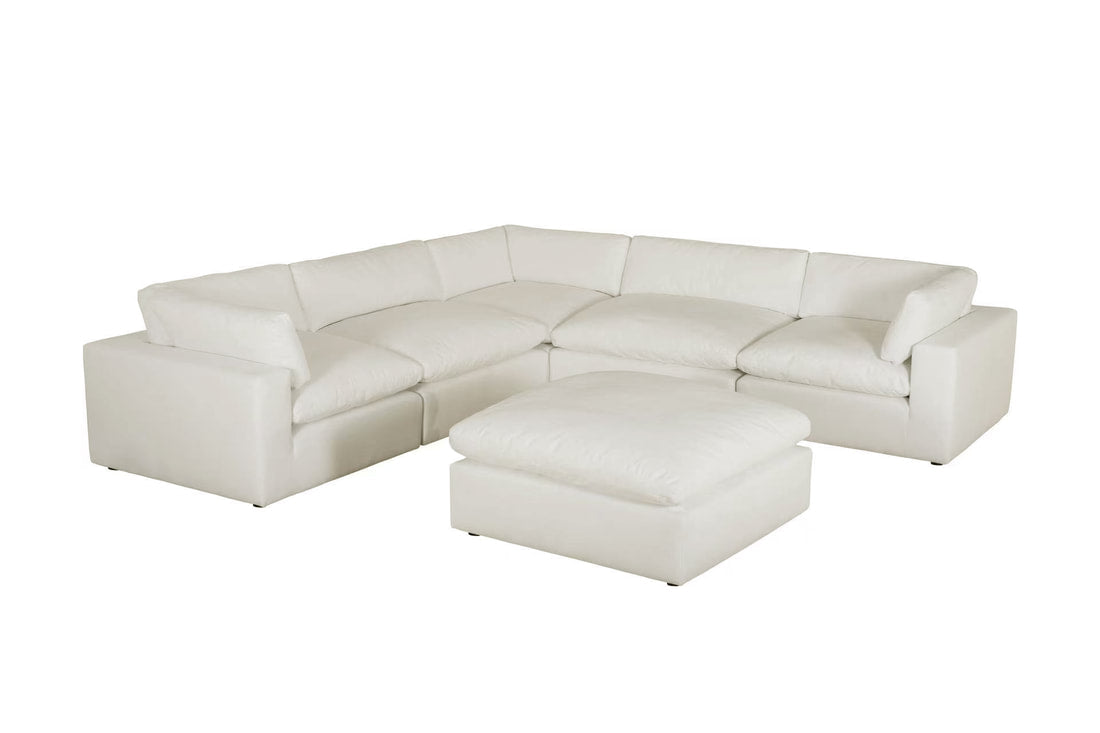 XL Cloud Sectional + Ottoman