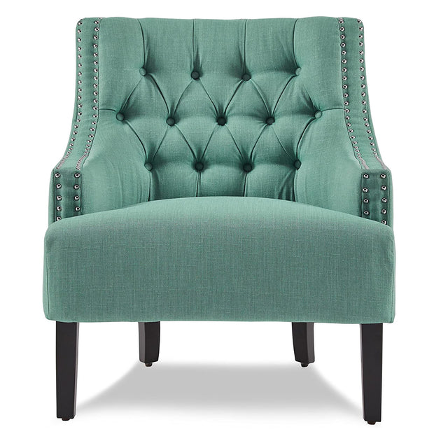 Silla con detalles en verde azulado 1194TL