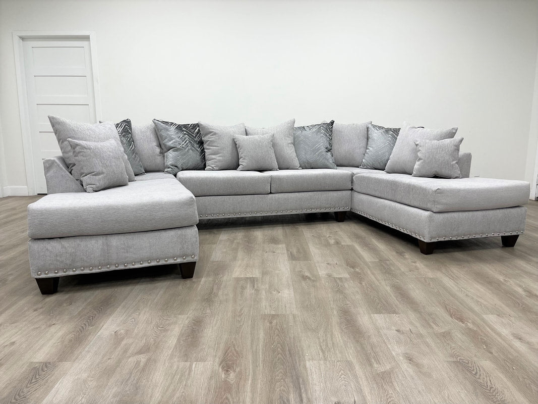111 Dove Sectional Nailheads