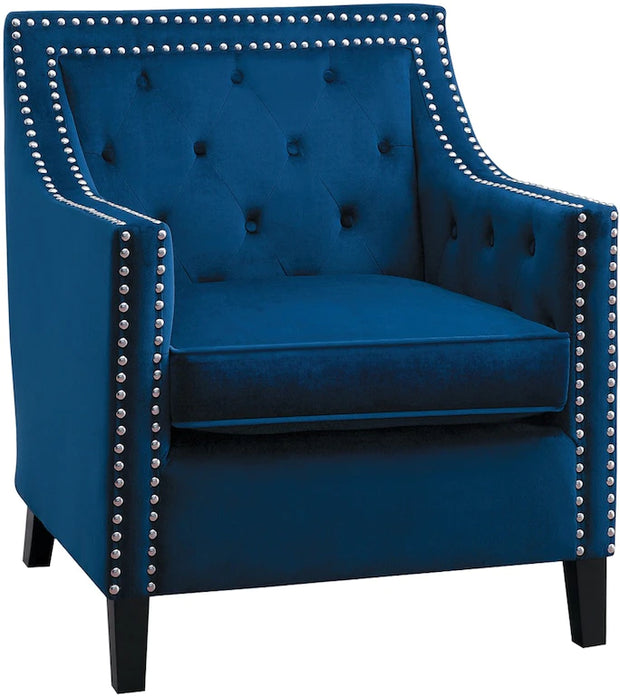 Silla decorativa azul 1297NV