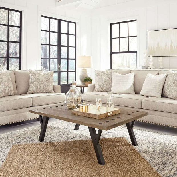 Ashley 15602 Claredon Sofa and Loveseat