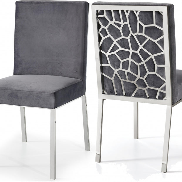 Opal 2 Grey Dining Set