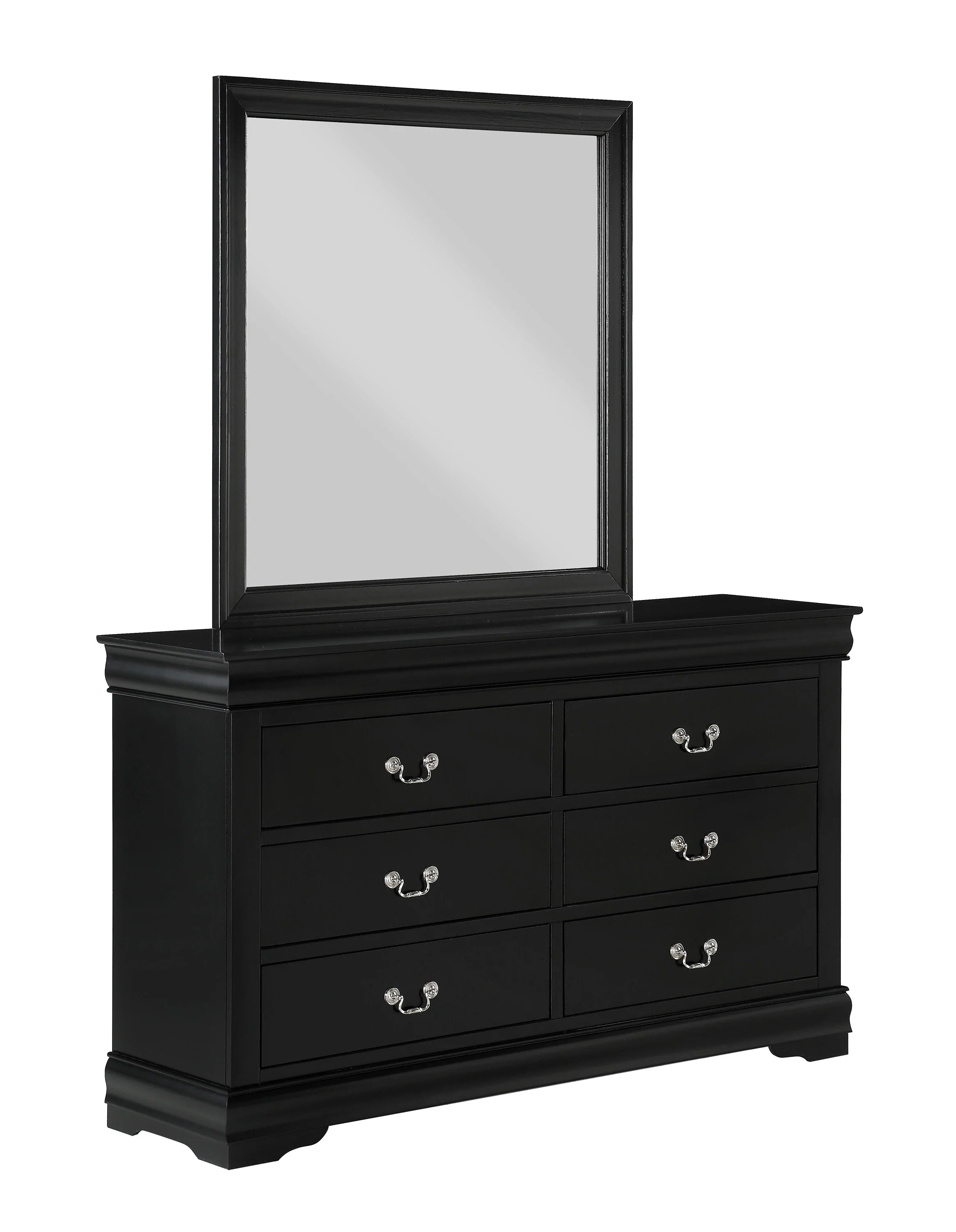 B3950 LOUIS PHILIP BLACK BEDROOM SET
