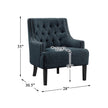 Silla decorativa azul 1194IN