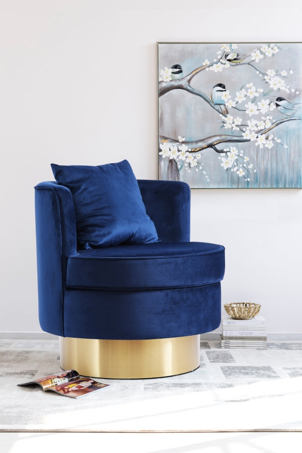 576N Blue Kendra Accent Chair