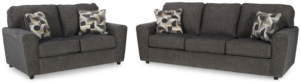 Ashley 26804 Cascilla Grey Sofa and Loveseat