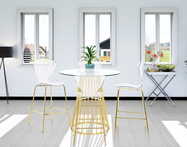 Clarion Gold Counter Stool